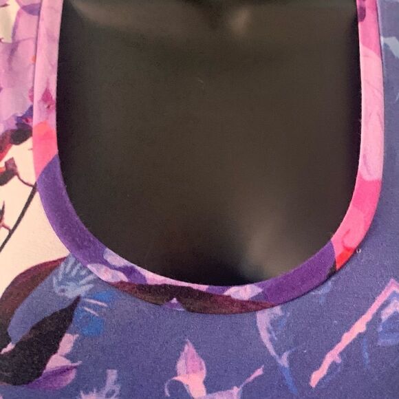 Artelier Nicole Miller Jersey Watercolor Dress Size P - Picture 3 of 13